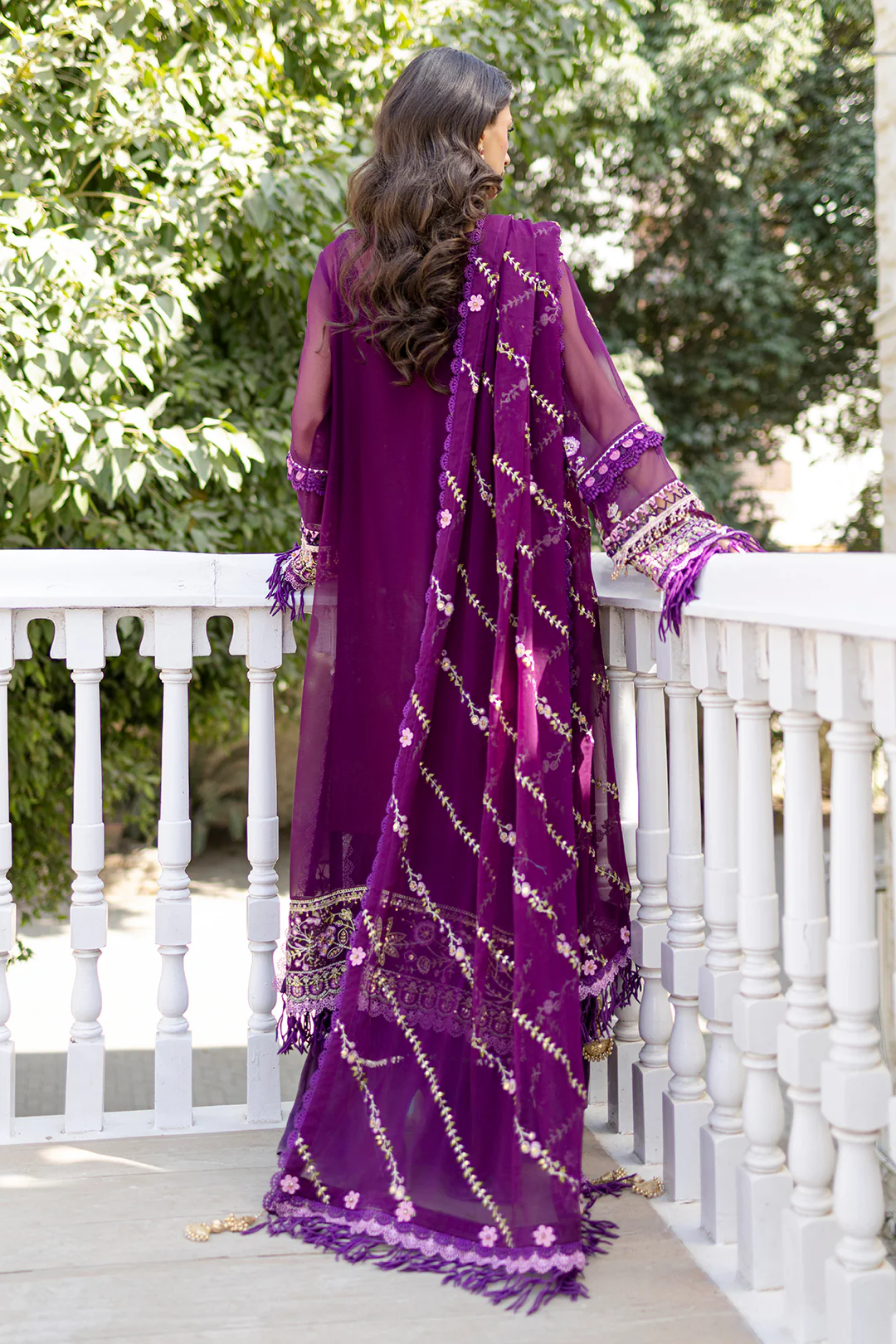 Embroidered Shirt Shalwar Dupatta - 4218 - Image 19