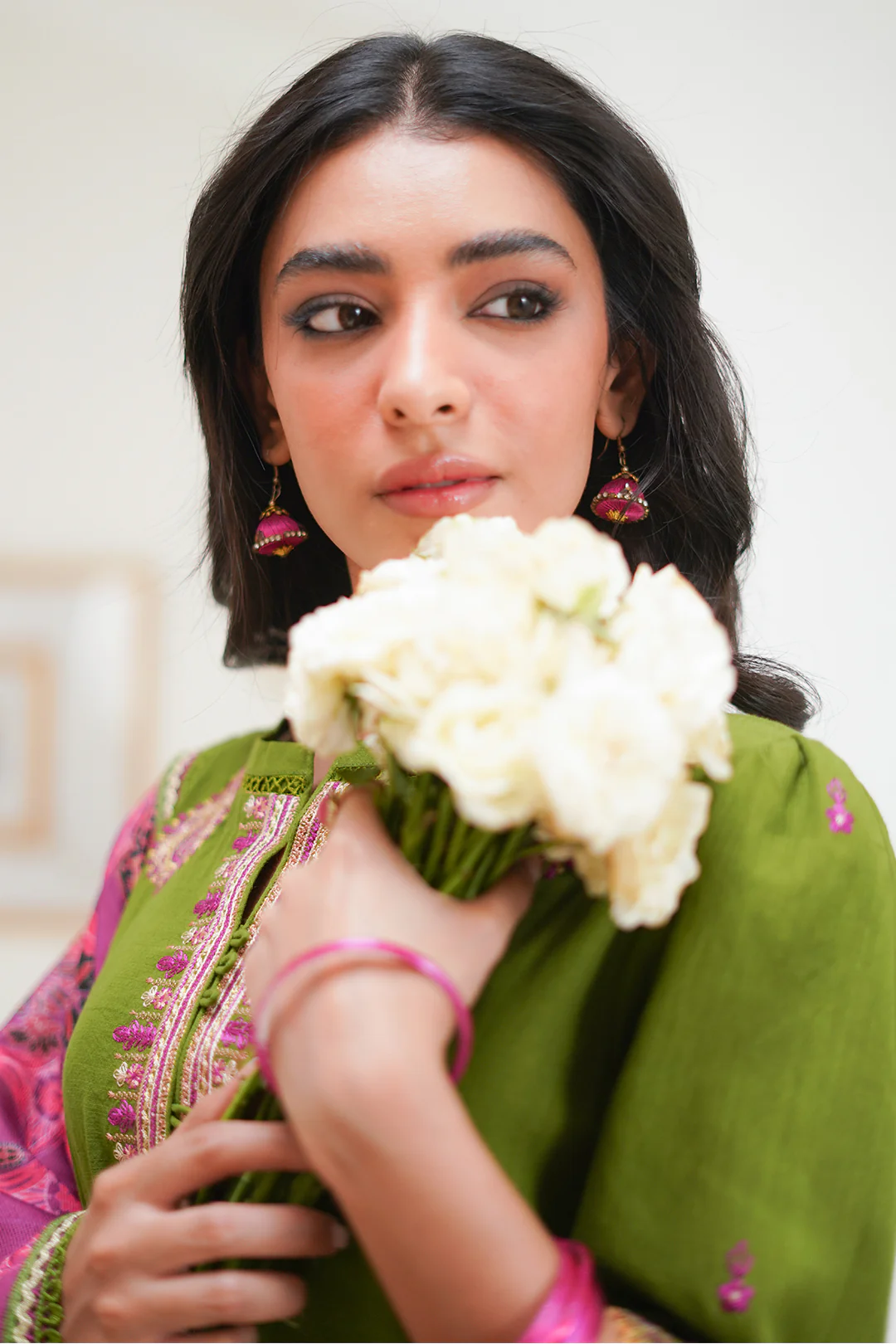 Embroidered Shirt Shalwar Dupatta - 1273 - Image 5
