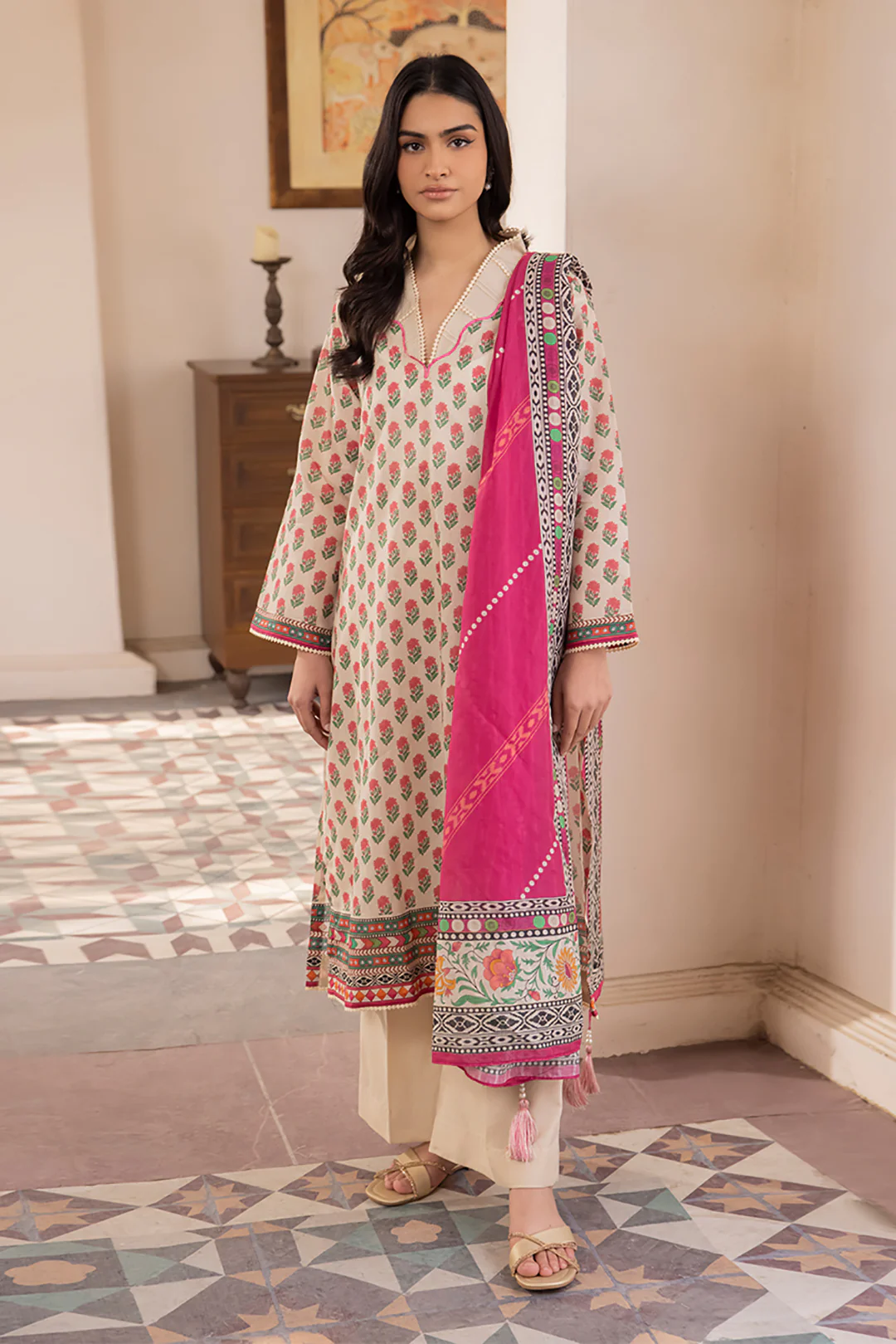 Shirt Shalwar Dupatta - 1074 - Image 3