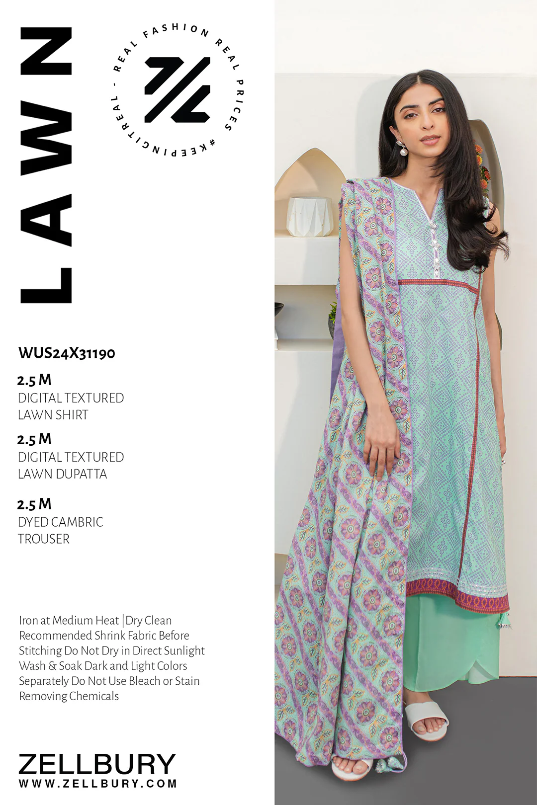 Shirt Shalwar Dupatta - 1190 - Image 6