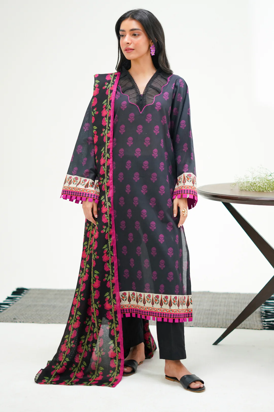 Shirt Shalwar Dupatta - 1324 - Image 3