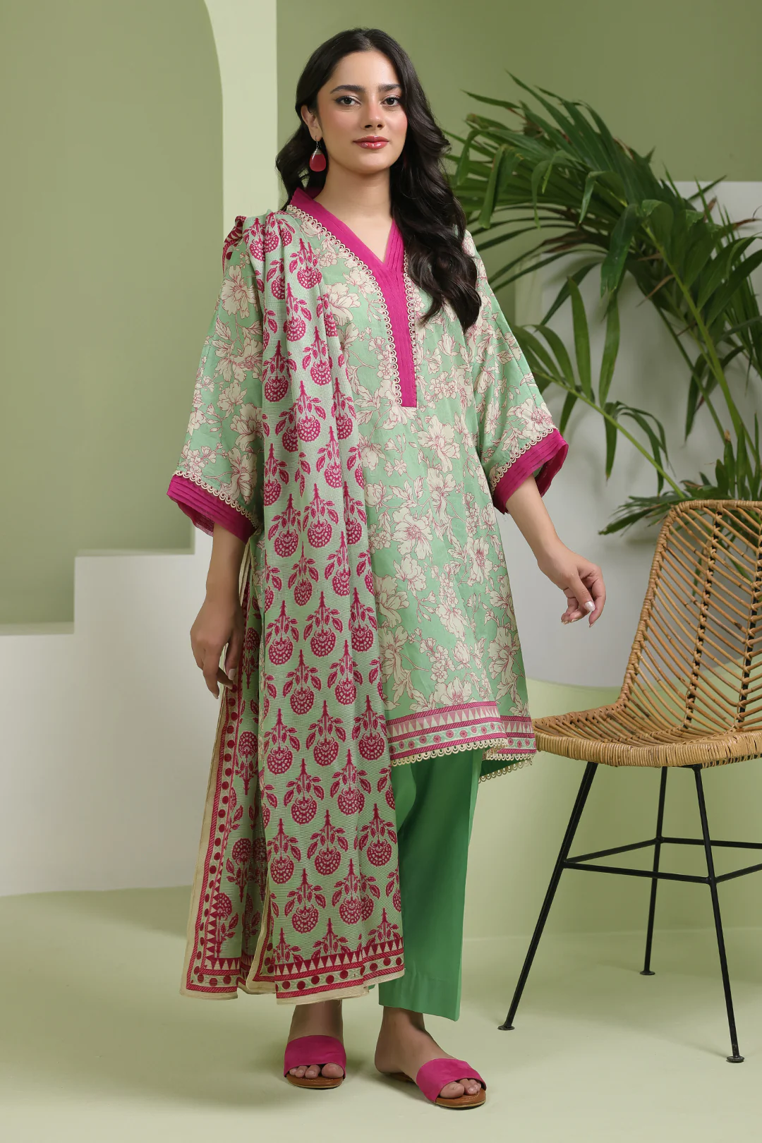 Shirt Shalwar Dupatta - 1502 - Image 5