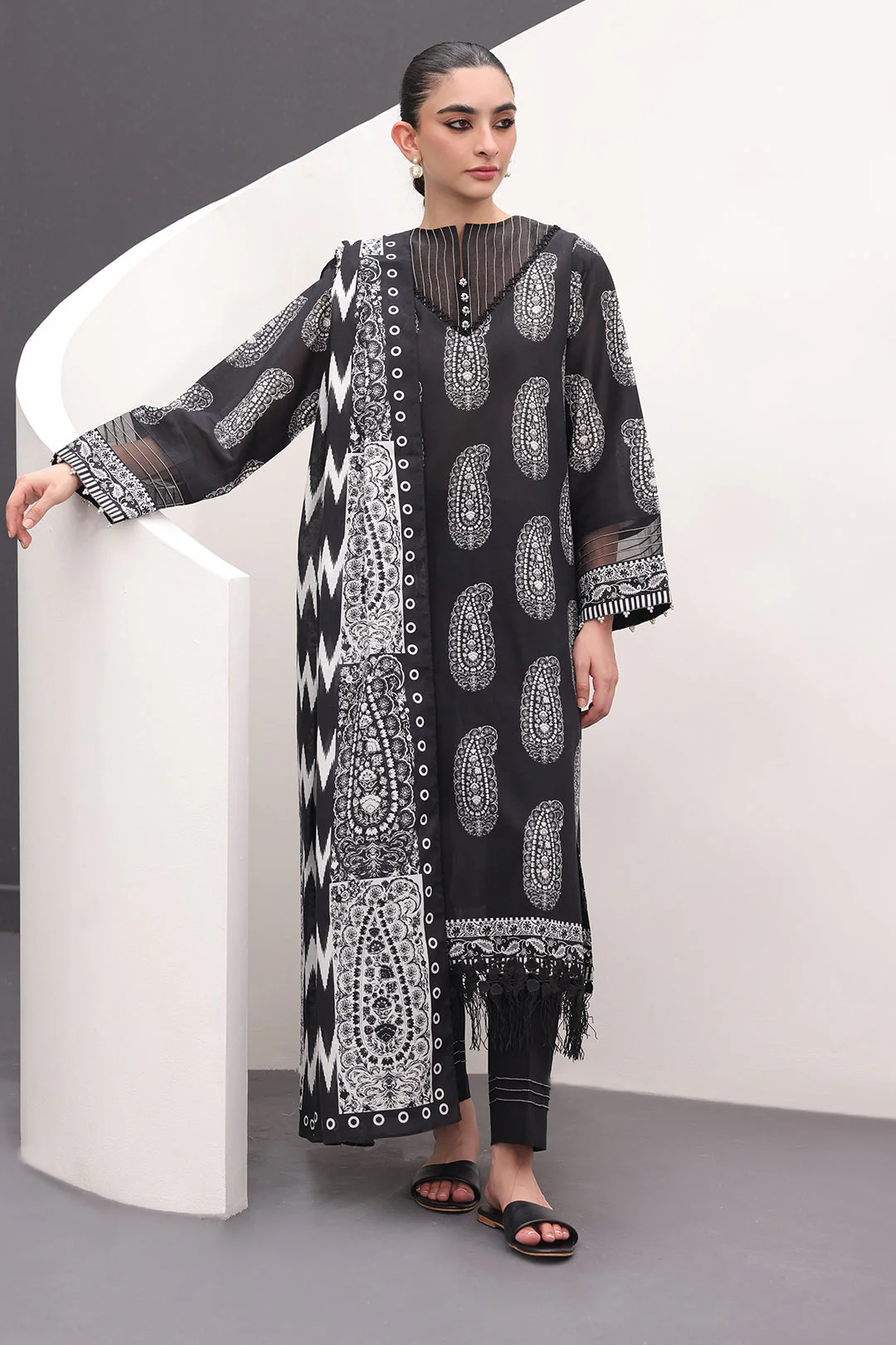 Shirt Shalwar Dupatta - 1525 - Image 3