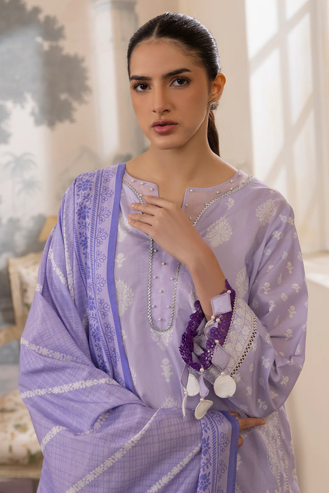 Shirt Shalwar Dupatta - 1607 - Image 2