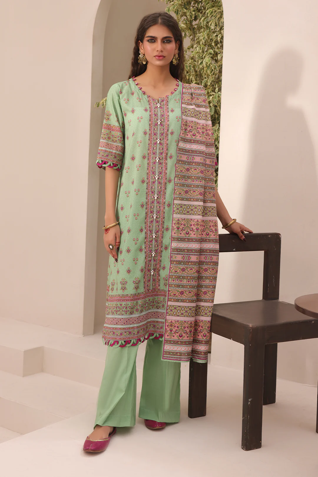 Shirt Shalwar Dupatta - 1669 - Image 3