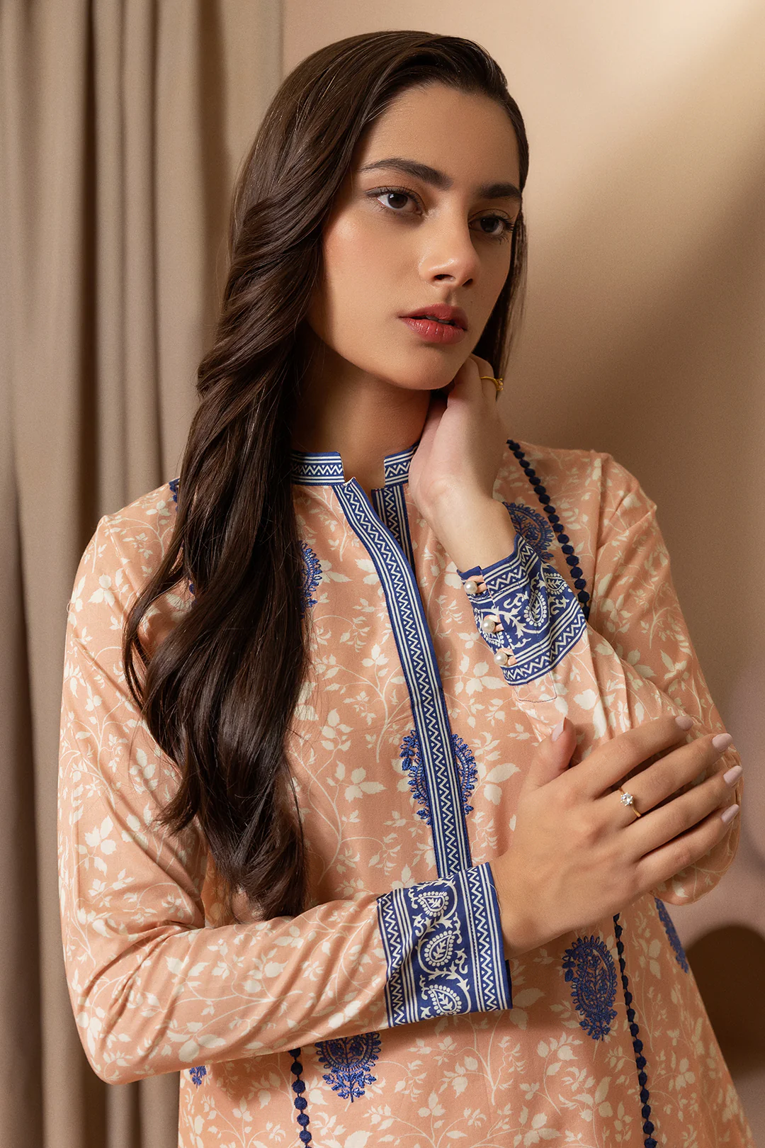 Embroidered Shirt Shalwar Dupatta - 0212 - Image 3