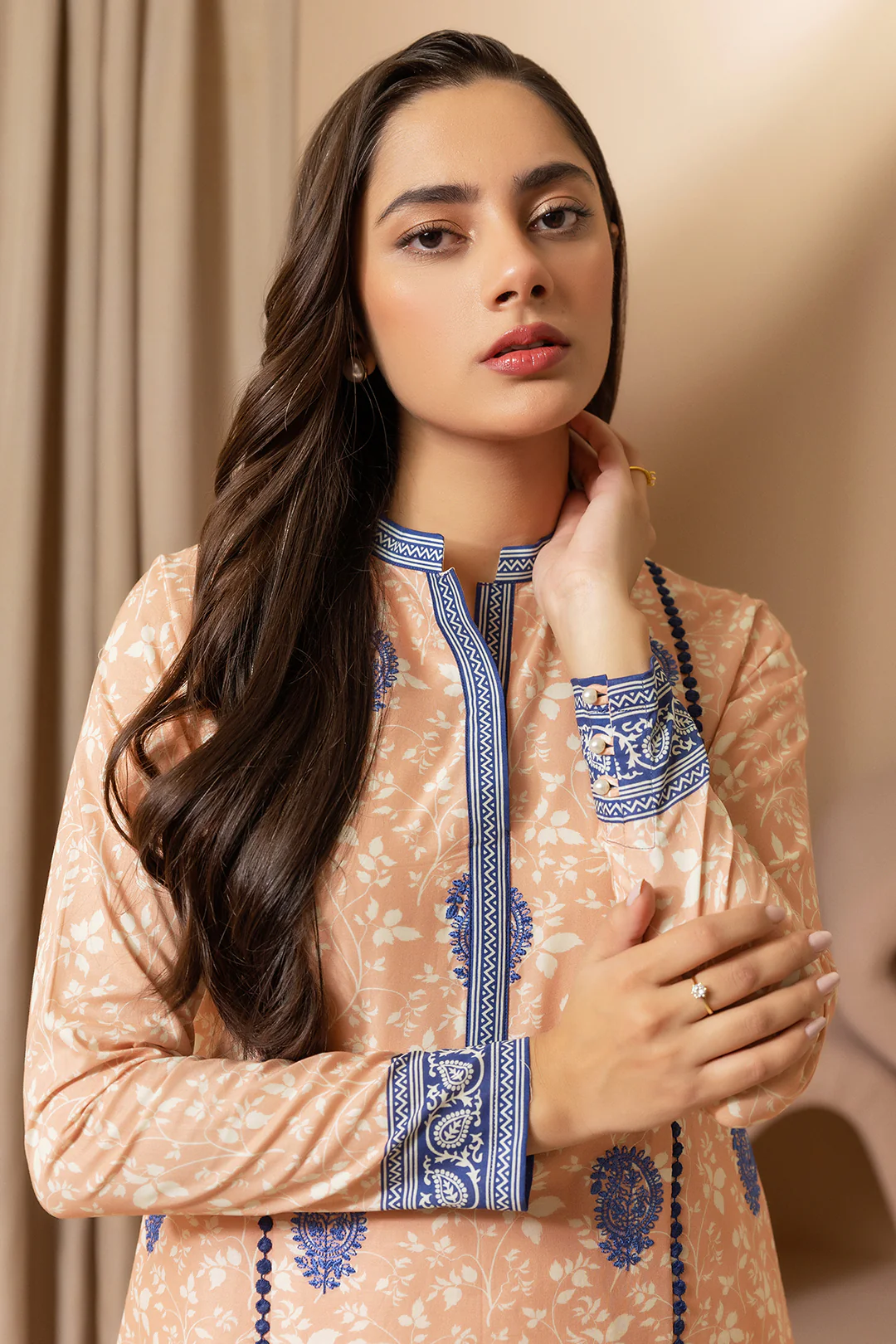 Embroidered Shirt Shalwar Dupatta - 0212 - Image 7