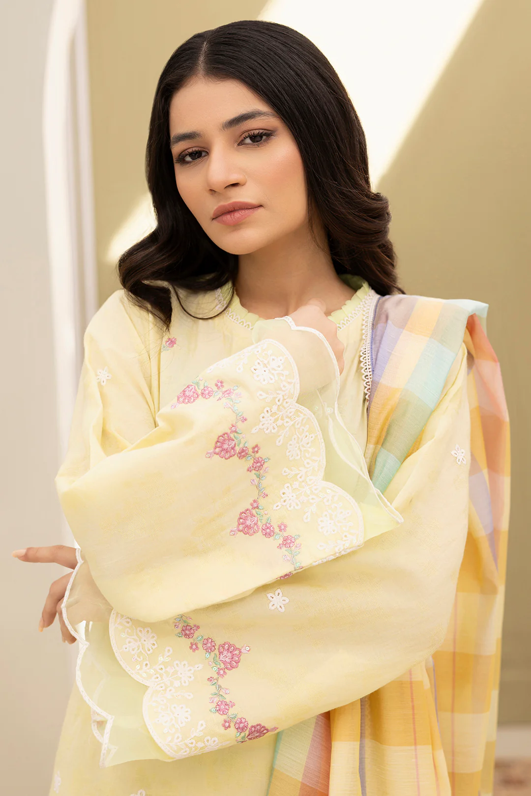 Embroidered Shirt Shalwar Dupatta - 0283 - Image 2
