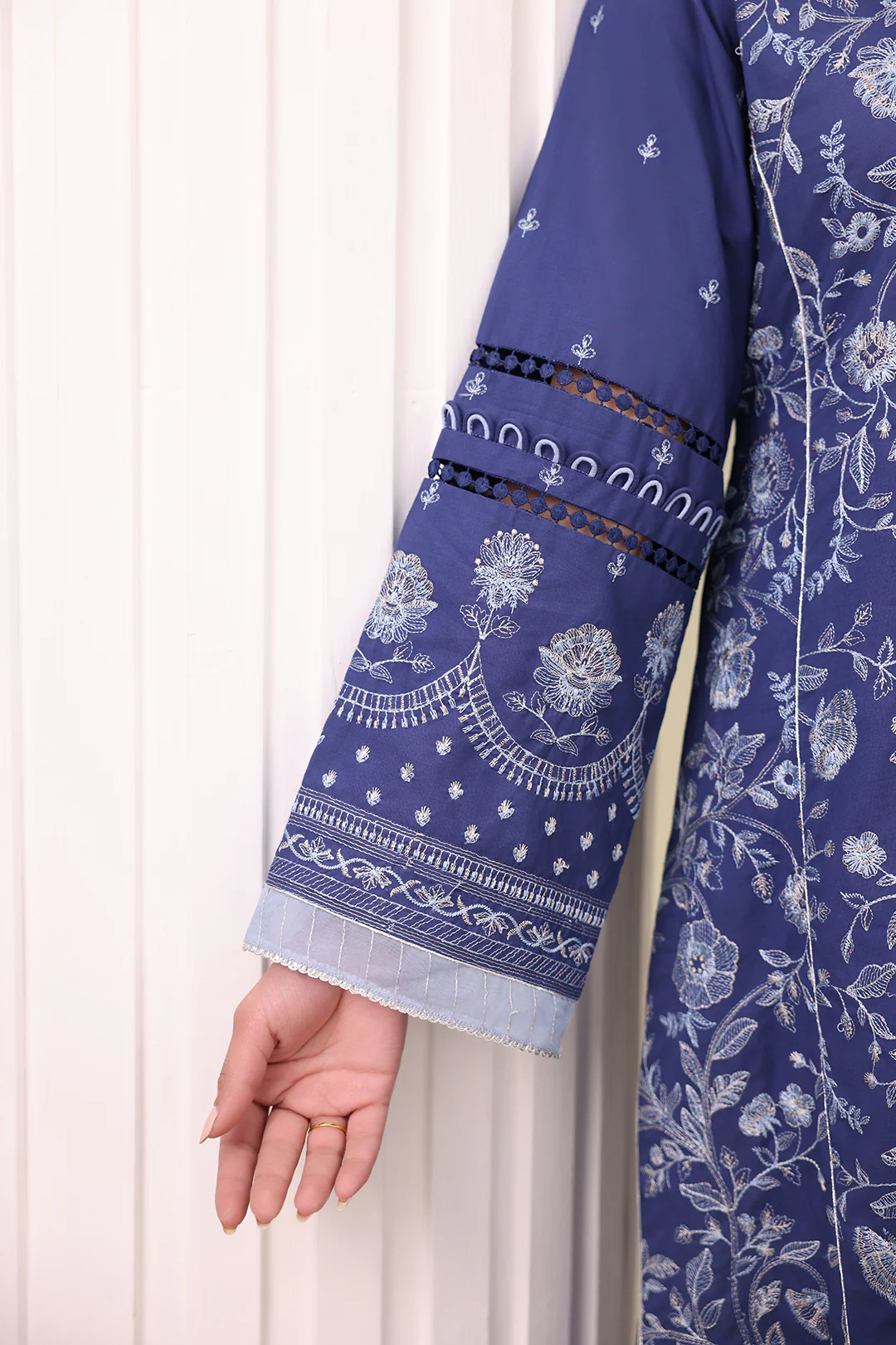 Embroidered Shirt Shalwar Dupatta - 0297 - Image 3