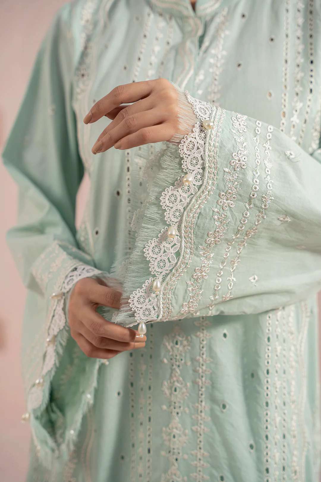 Embroidered Shirt Shalwar Dupatta - 0471 - Image 3