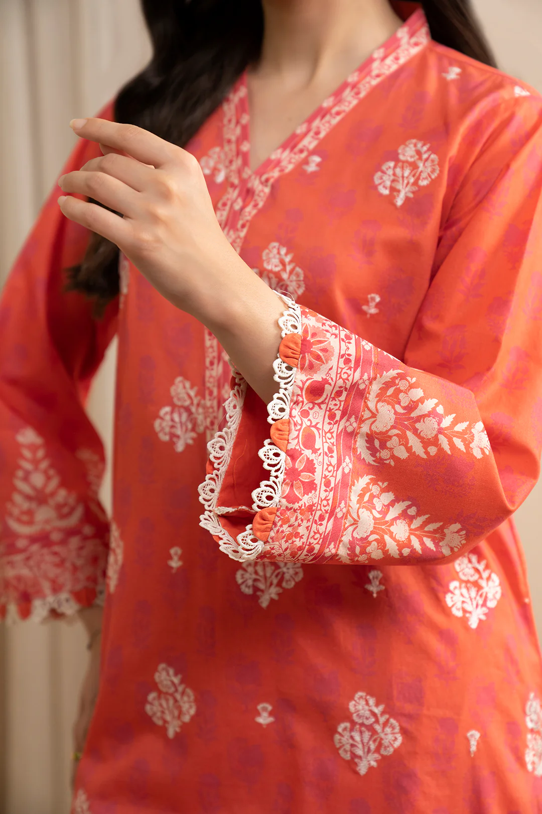 Embroidered Shirt Shalwar Dupatta - 0527 - Image 6