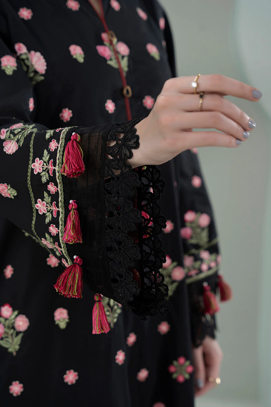 Embroidered Shirt Shalwar Dupatta - 0531 - Image 3