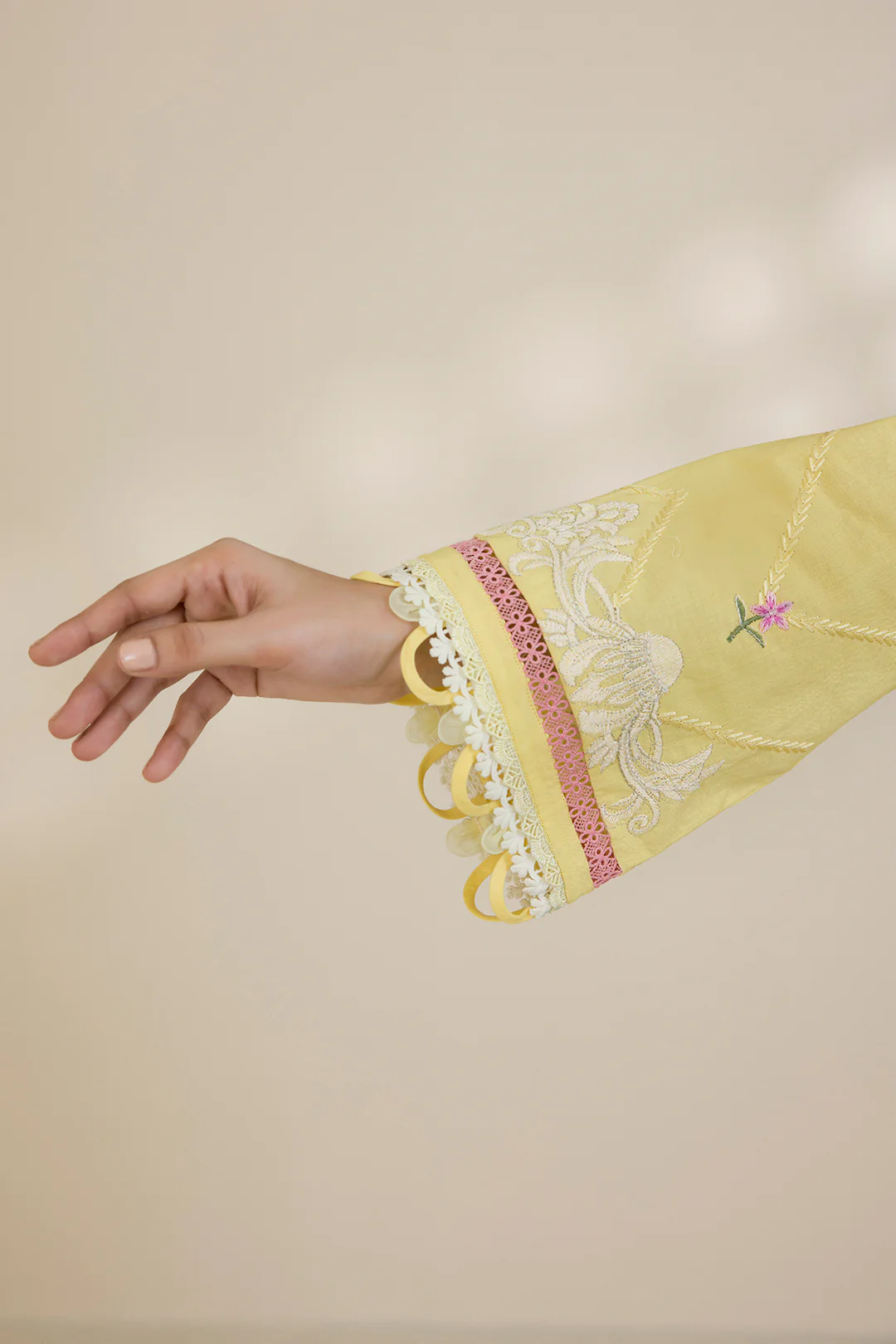 Embroidered Shirt Shalwar Dupatta - 0534 - Image 11