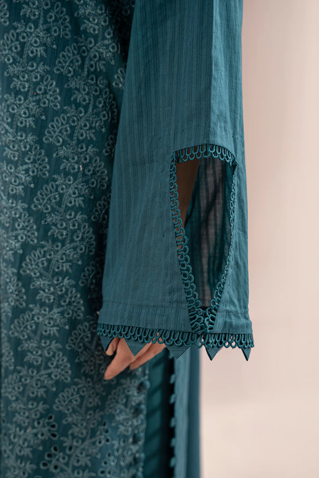Embroidered Shirt Shalwar Dupatta - 0537 - Image 3