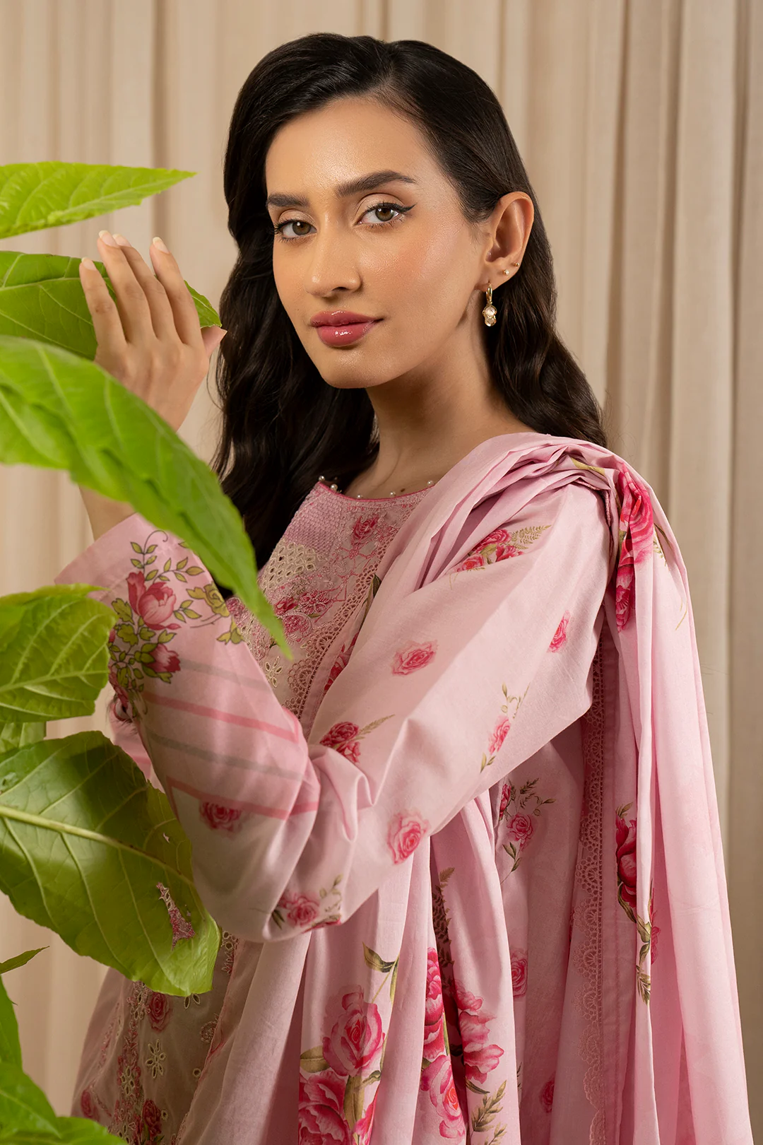 Embroidered Shirt Shalwar Dupatta - 0596 - Image 2