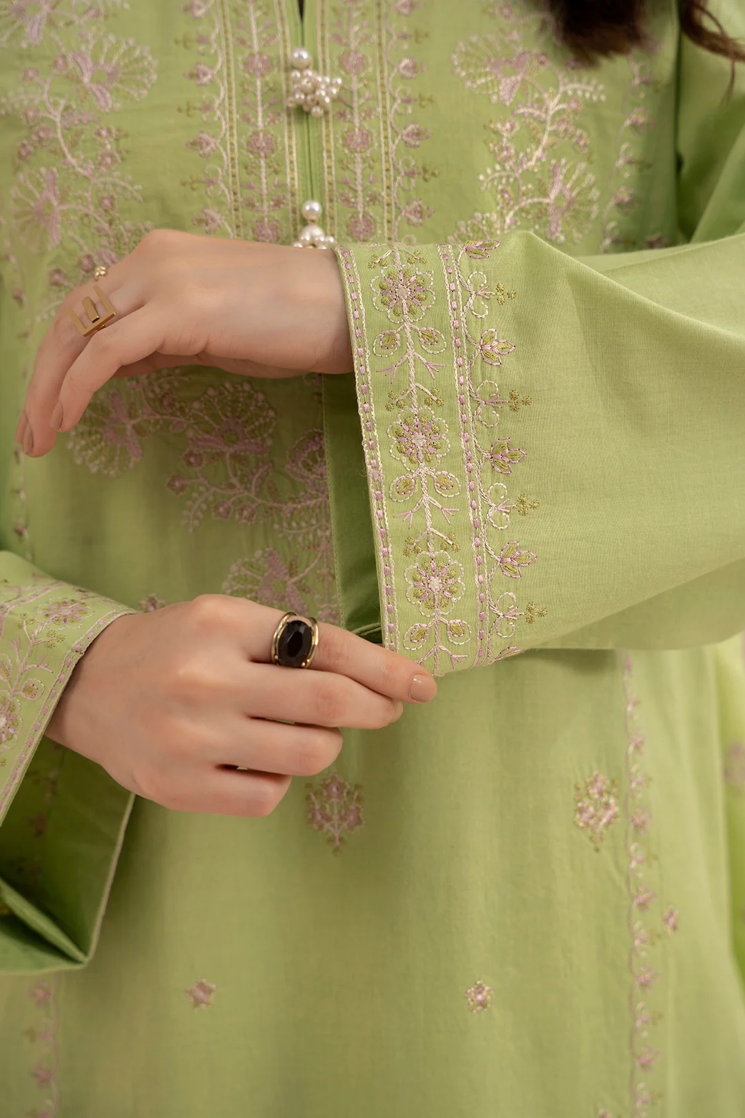 Embroidered Shirt Shalwar Dupatta - 0602 - Image 7