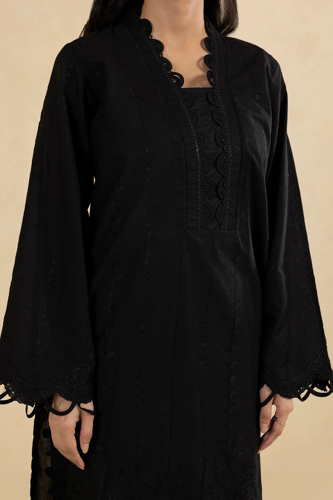 Embroidered Shirt Shalwar Dupatta - 0610 - Image 5