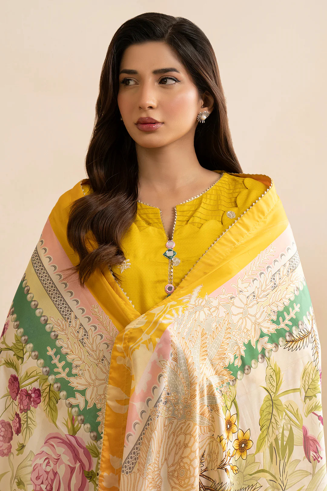 Embroidered Shirt Shalwar Dupatta - 0739
