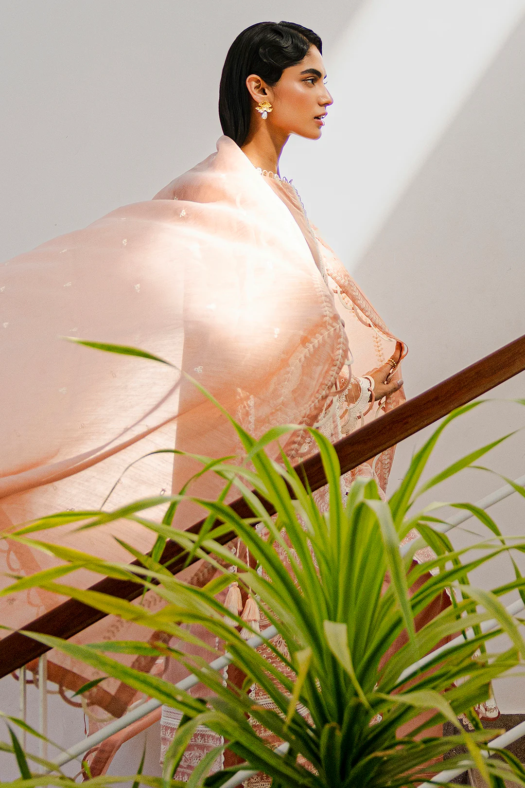 Embroidered Shirt Shalwar Dupatta - 0803 - Image 3