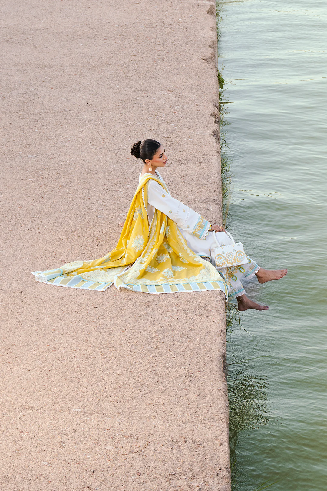 Embroidered Shirt Shalwar Dupatta - 0804 - Image 13