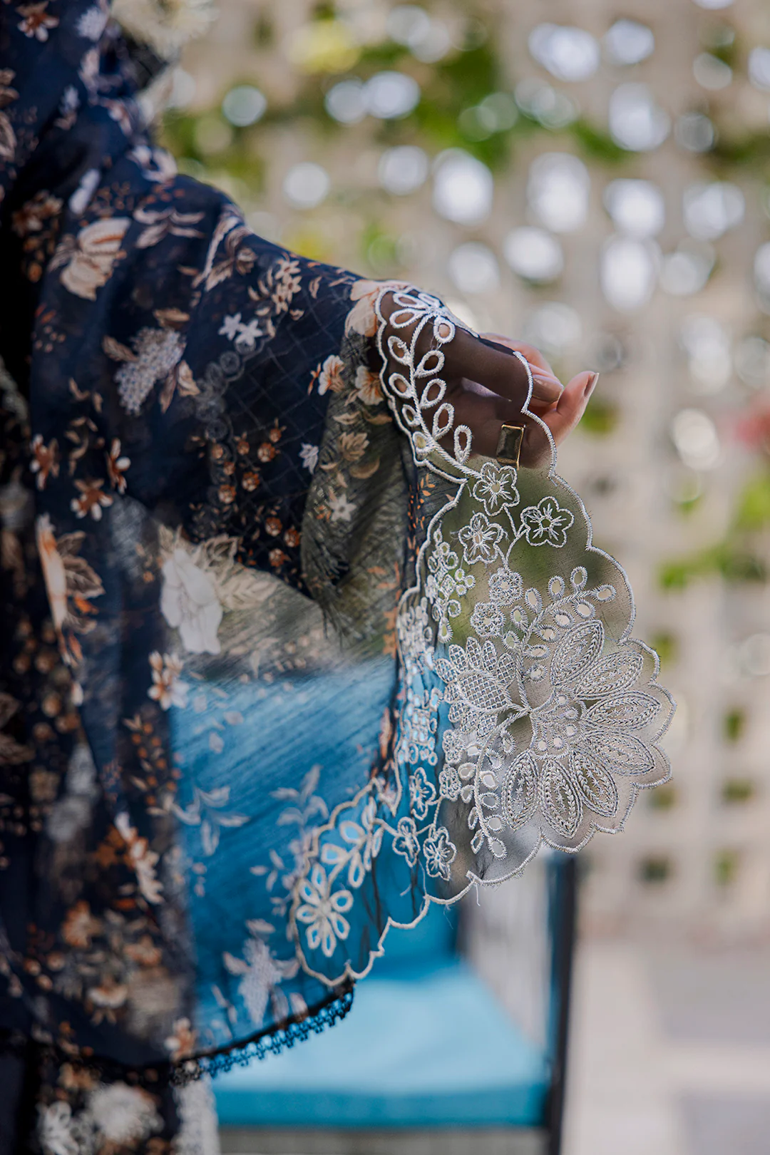 Embroidered Shirt Shalwar Dupatta - 0816 - Image 11