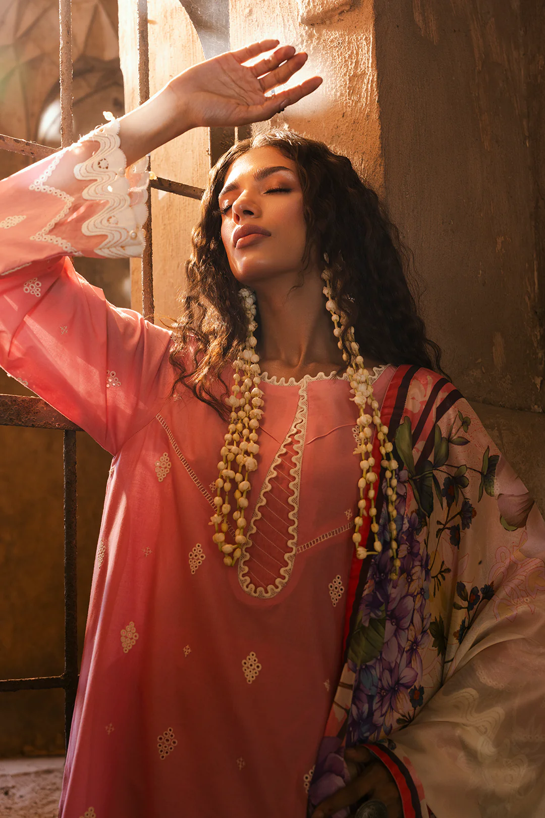 Embroidered Shirt Shalwar Dupatta - 0825 - Image 14