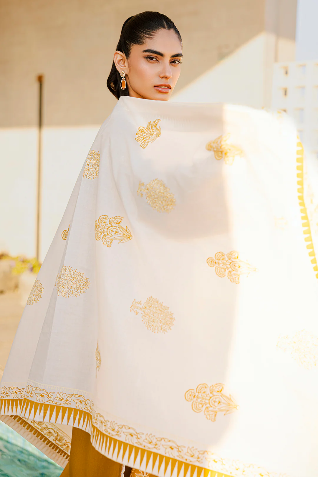 Embroidered Shirt Shalwar Dupatta - 0829 - Image 20