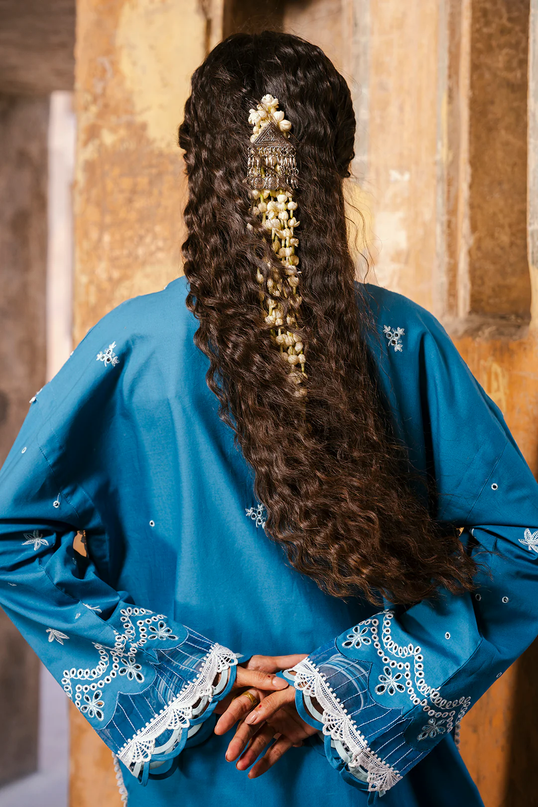 Embroidered Shirt Shalwar Dupatta - 0832 - Image 10