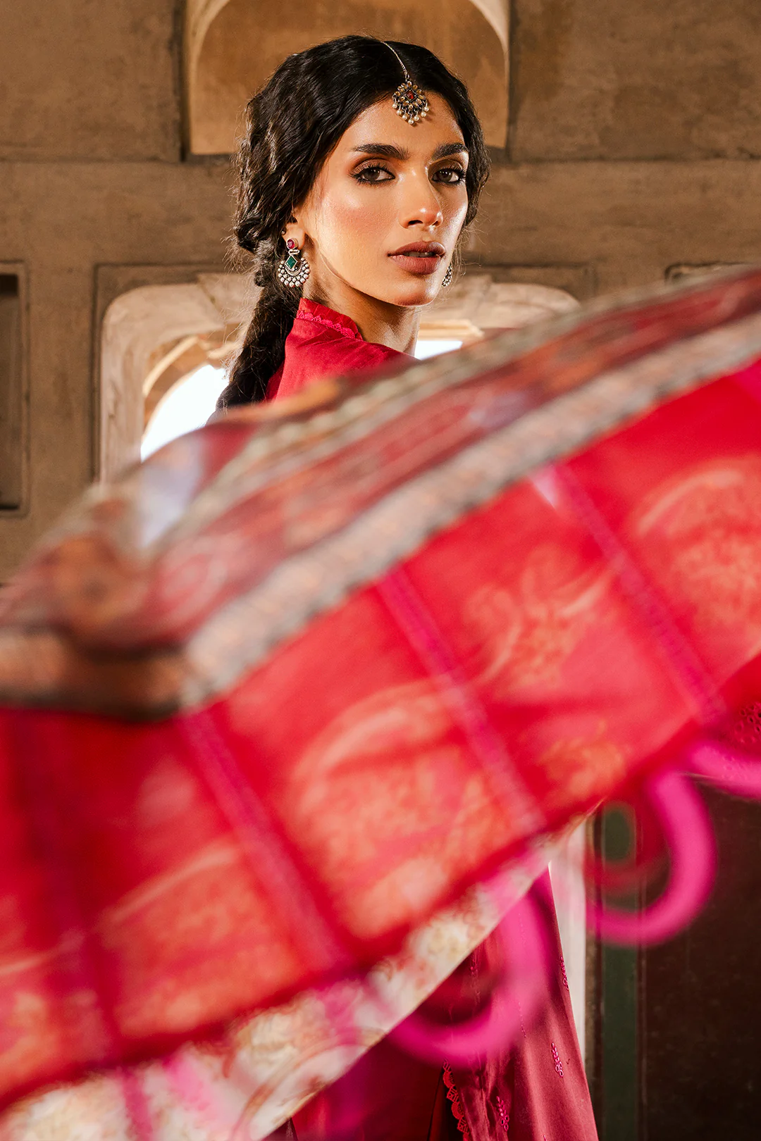 Embroidered Shirt Shalwar Dupatta - 0835 - Image 15