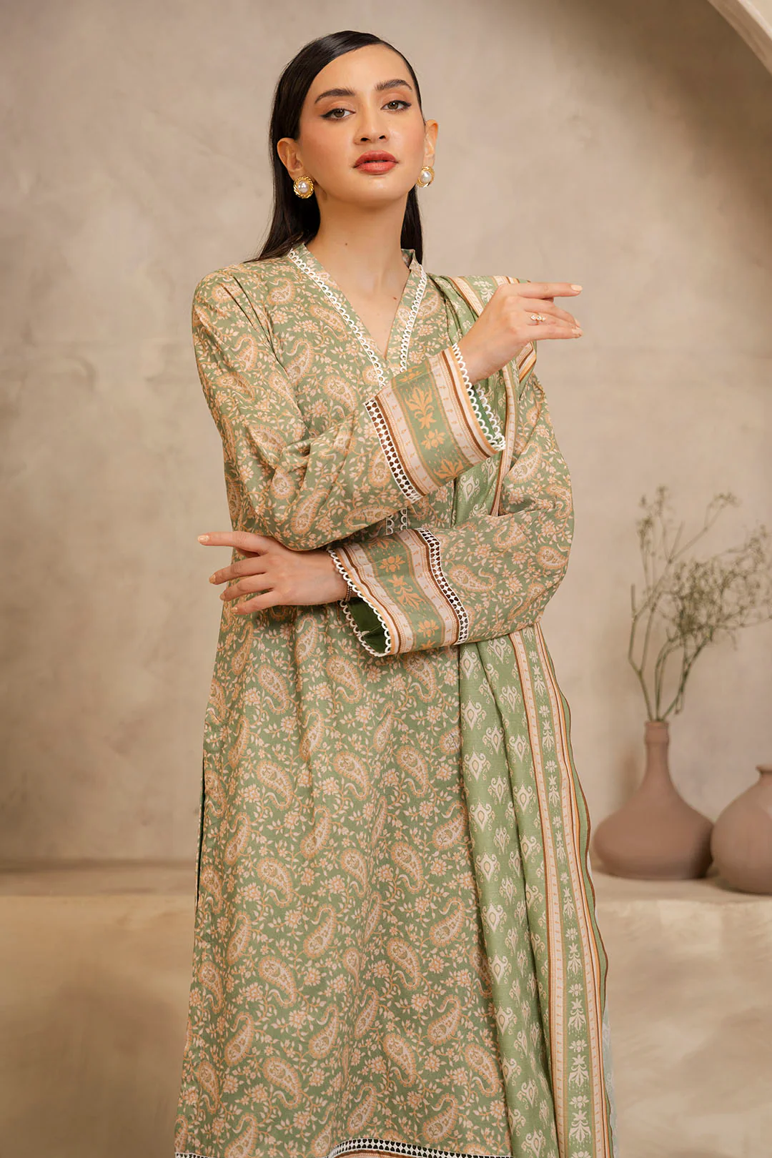 Shirt Shalwar Dupatta - 0043 - Image 3