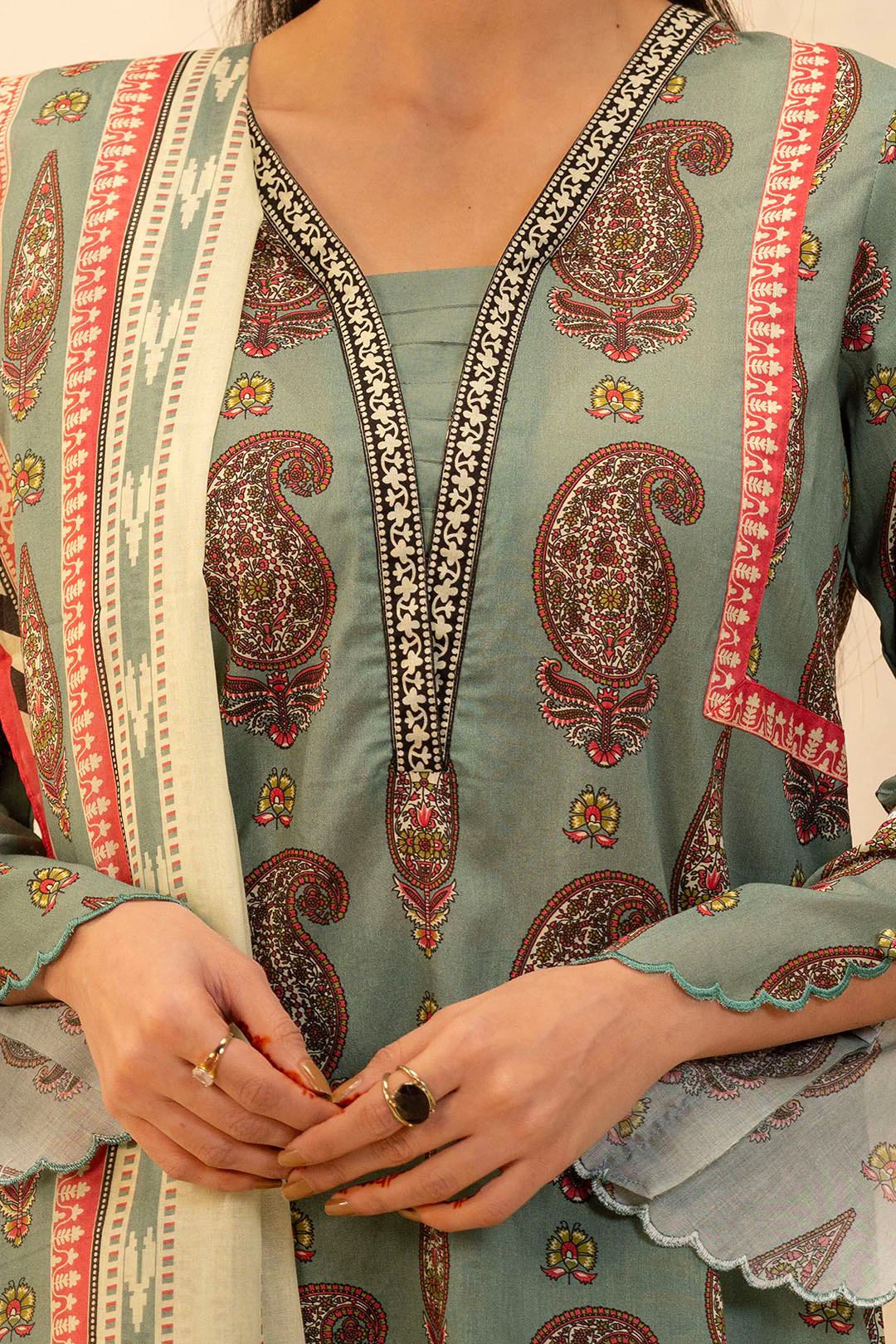 Shirt Shalwar Dupatta - 0108 - Image 4