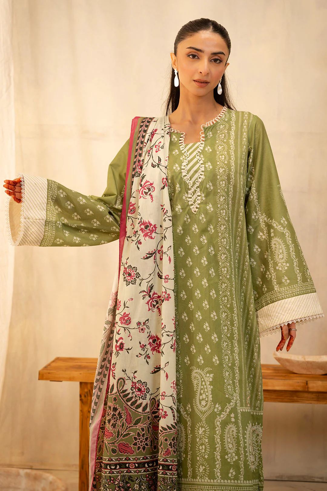 Shirt Shalwar Dupatta - 0134 - Image 3