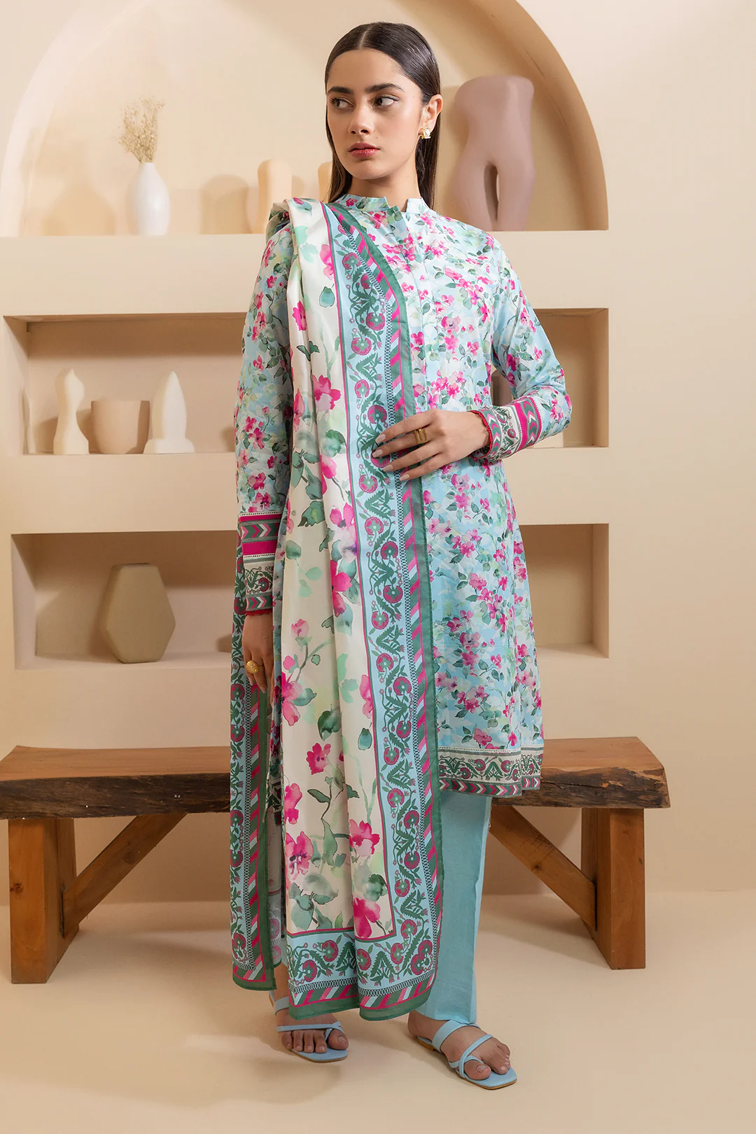 Shirt Shalwar Dupatta - 0190 - Image 4