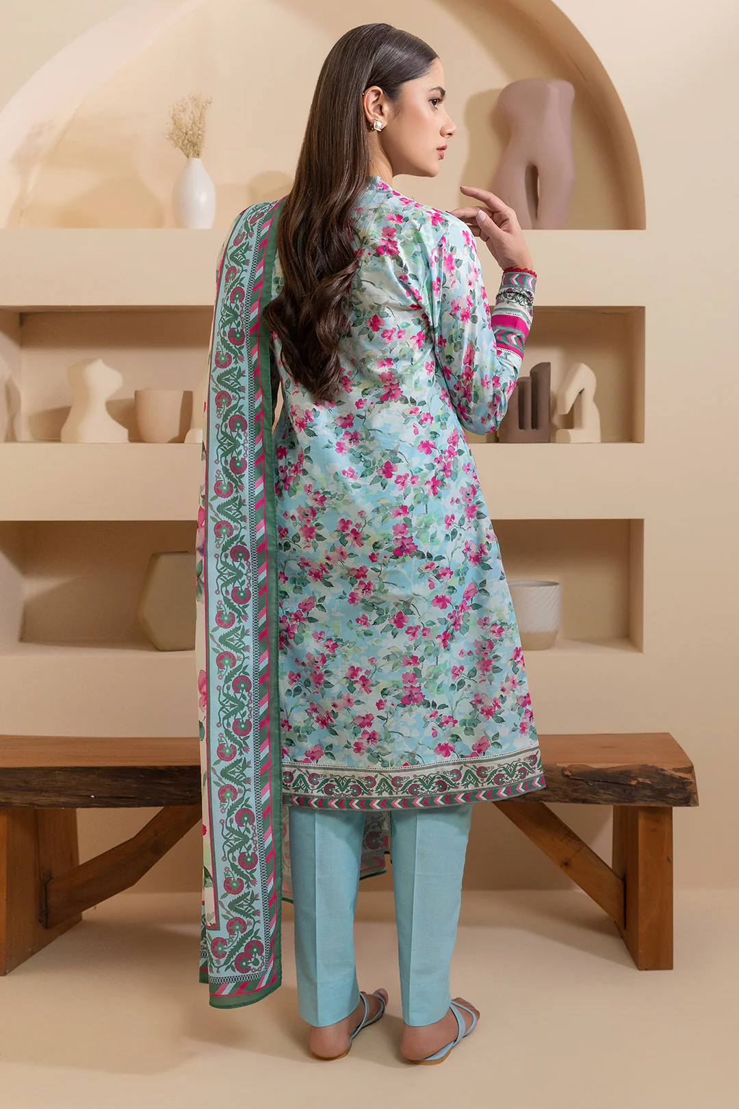 Shirt Shalwar Dupatta - 0190 - Image 7