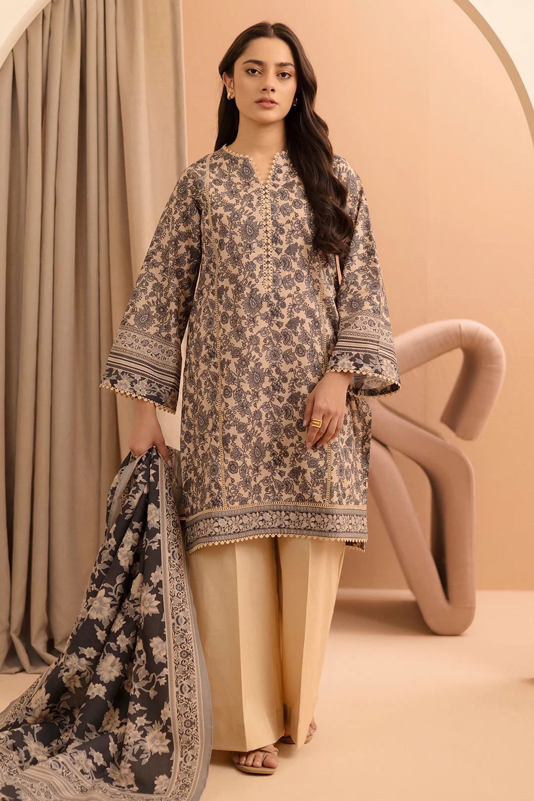 Shirt Shalwar Dupatta - 0197 - Image 4