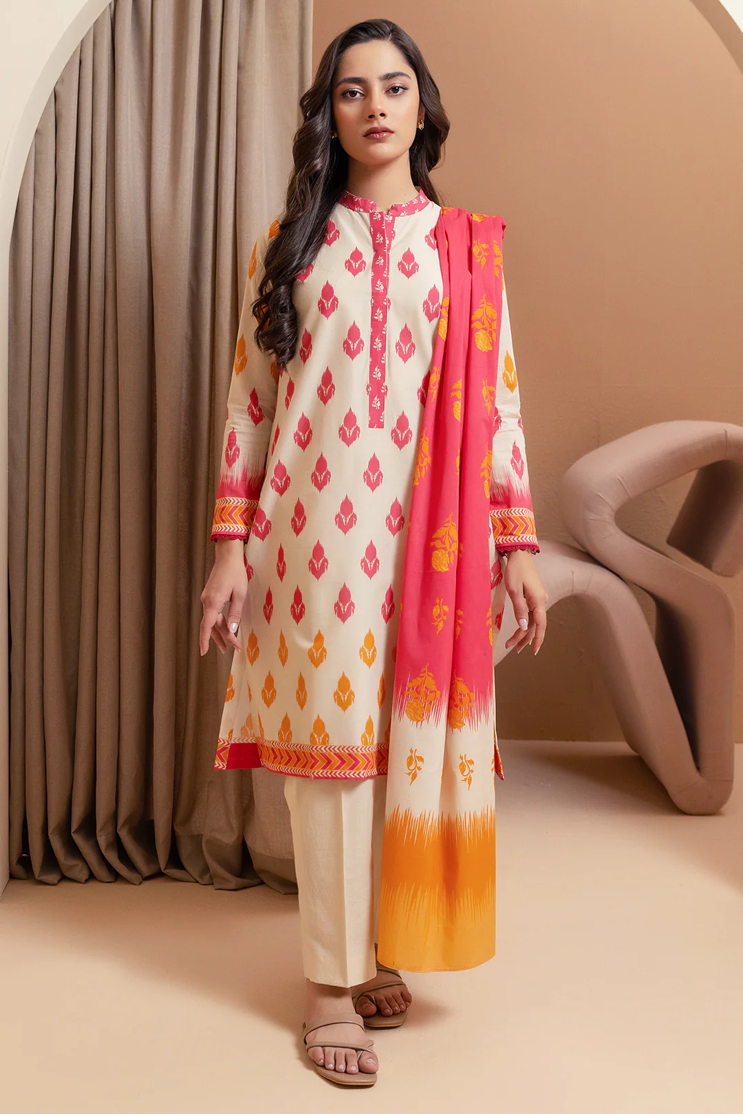 Shirt Shalwar Dupatta - 0198 - Image 3