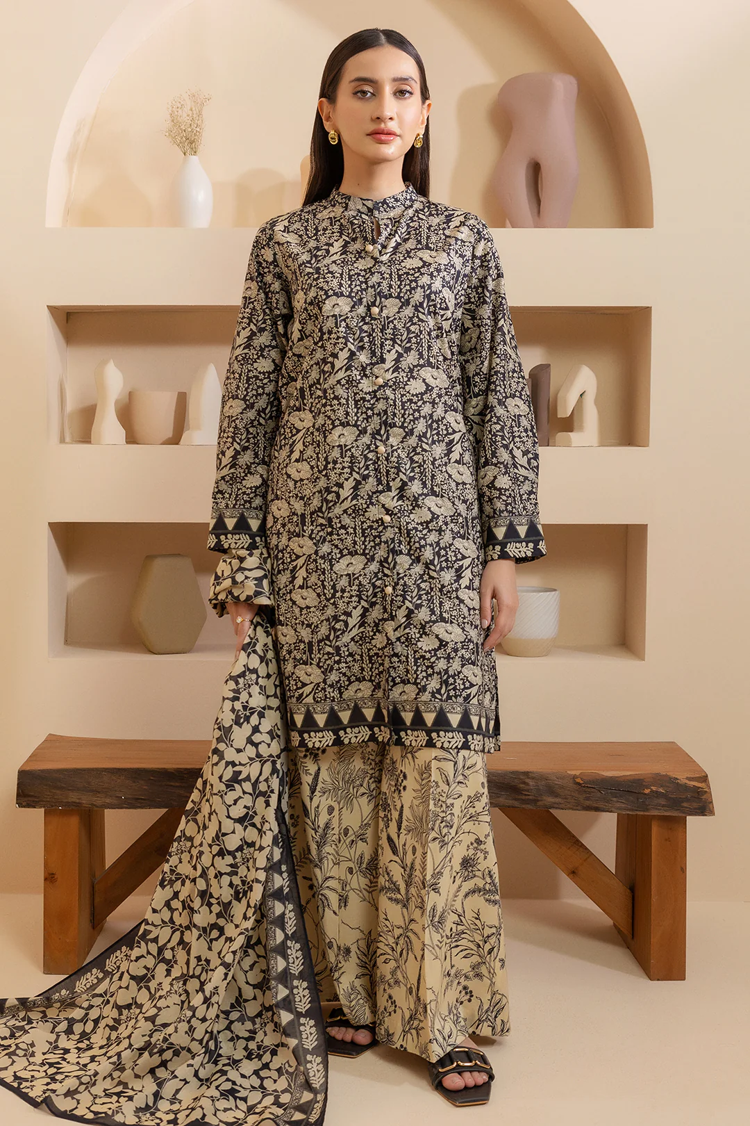 Shirt Shalwar Dupatta - 0199 - Image 4