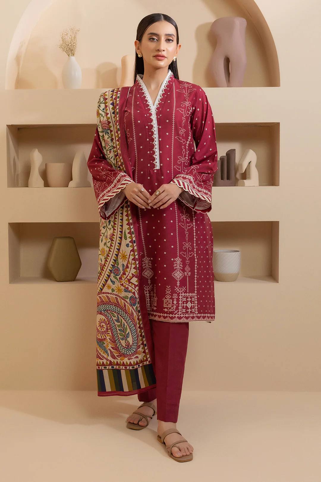 Shirt Shalwar Dupatta - 0206 - Image 2