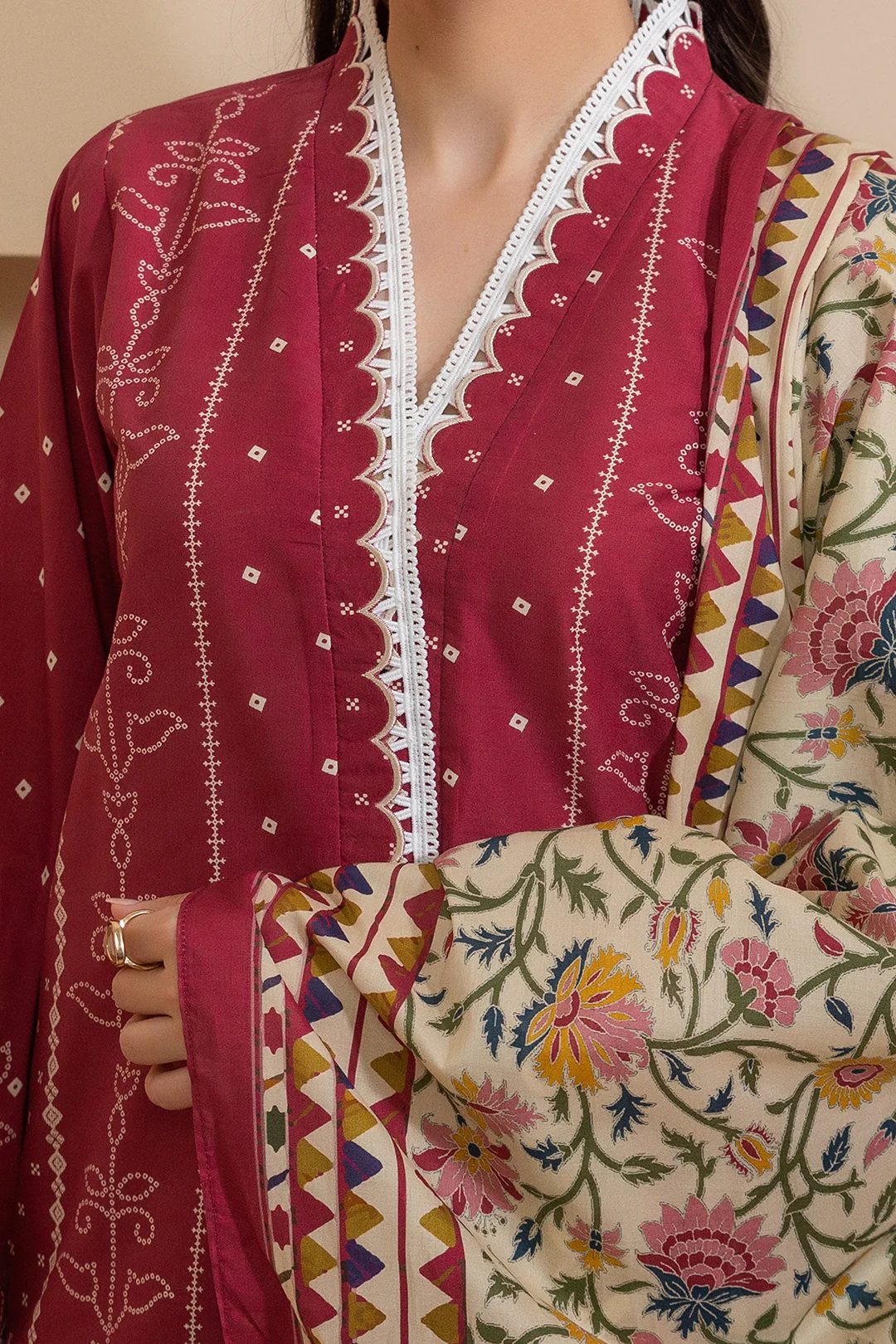 Shirt Shalwar Dupatta - 0206 - Image 7