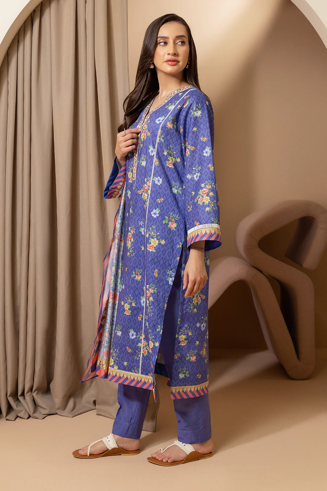 Shirt Shalwar Dupatta - 0256 - Image 5
