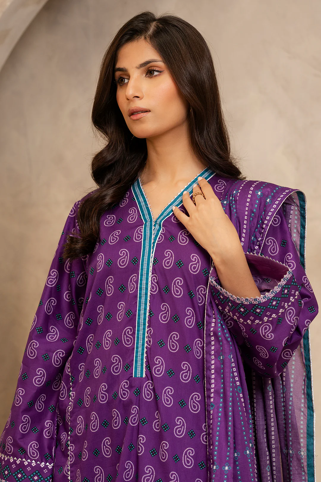 Shirt Shalwar Dupatta - 0265 - Image 2
