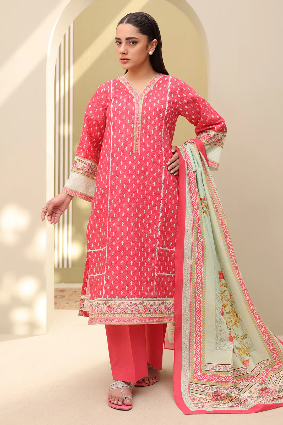 Shirt Shalwar Dupatta - 0326 - Image 4