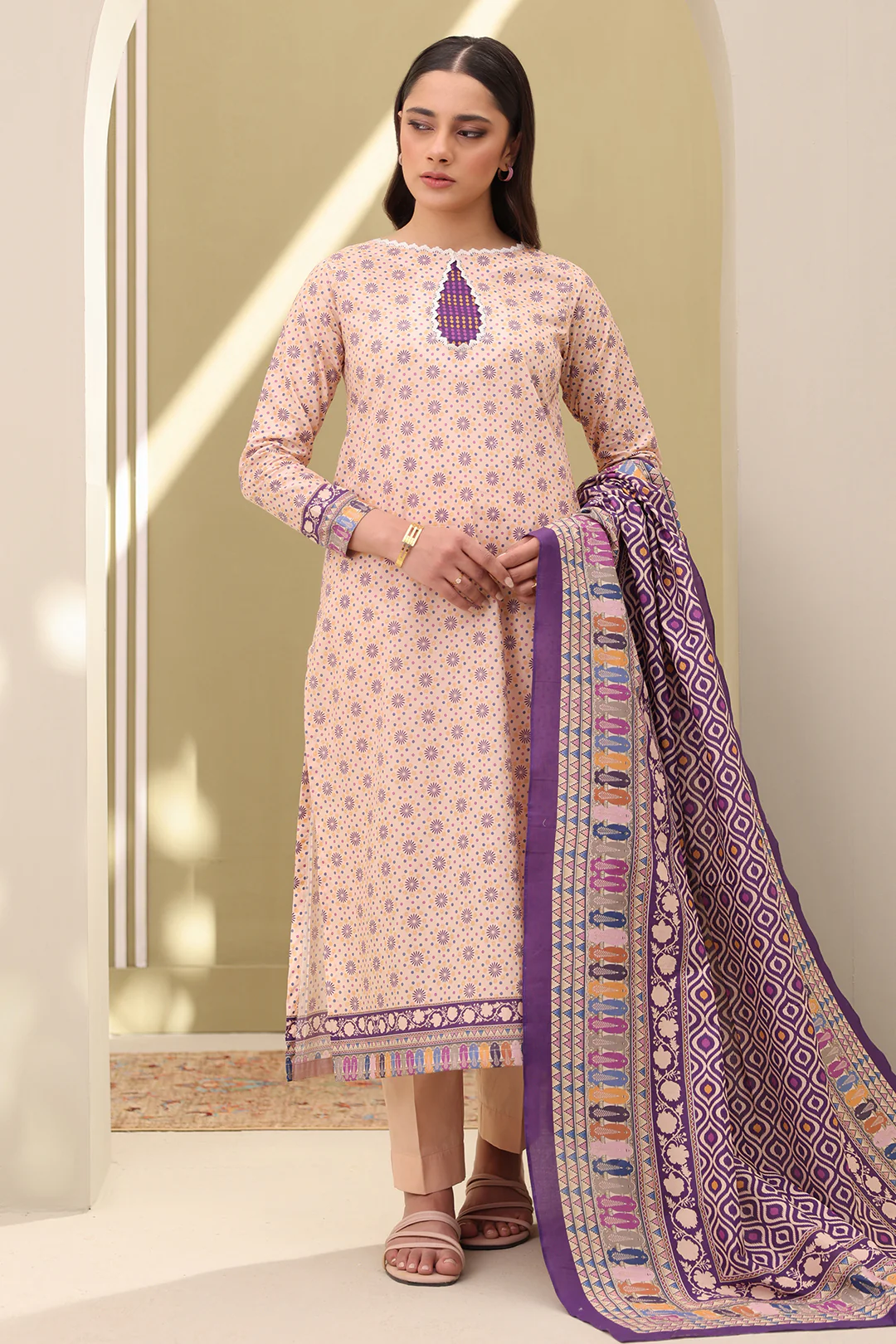 Shirt Shalwar Dupatta - 0387 - Image 3