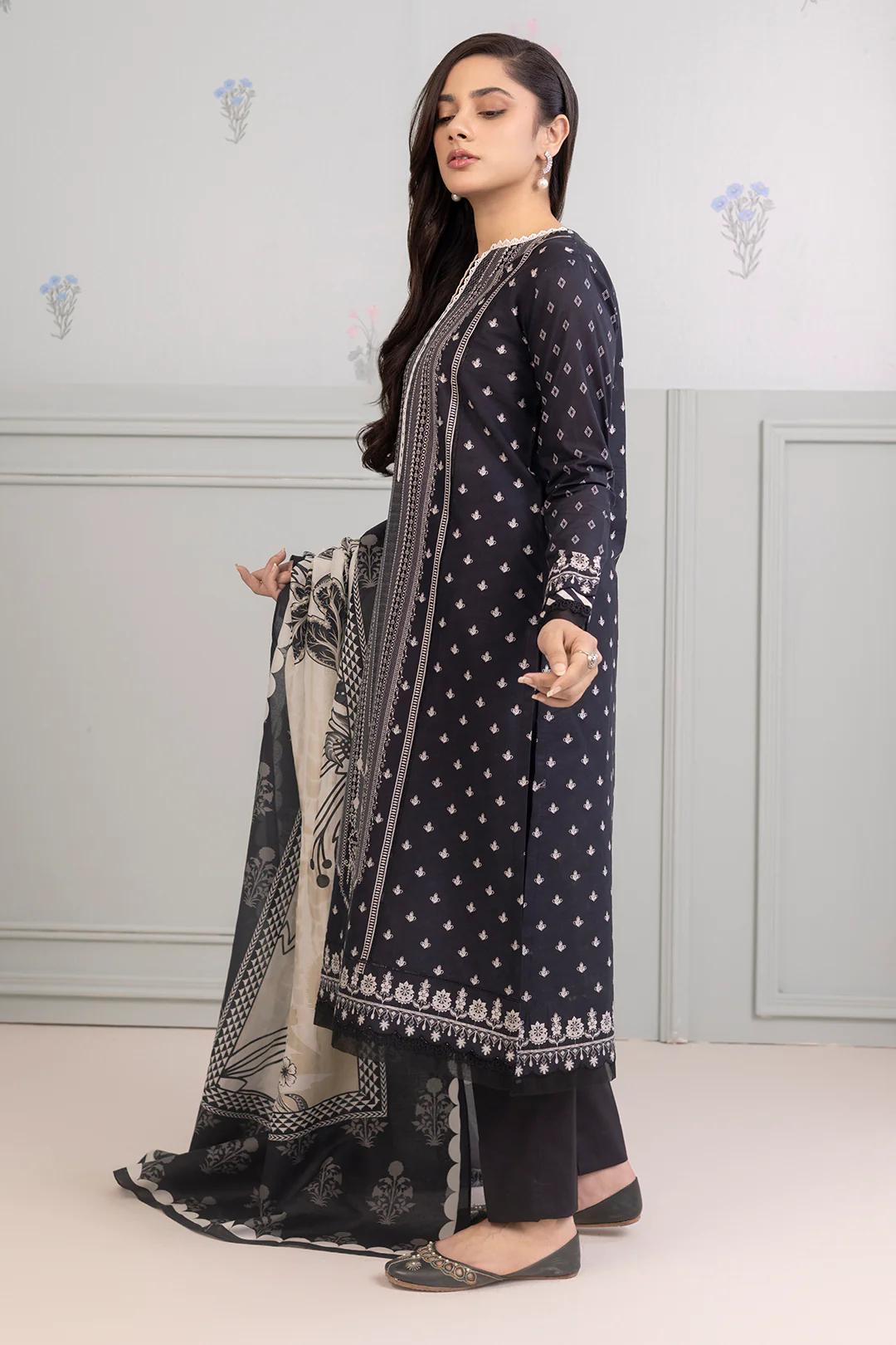 Shirt Shalwar Dupatta - 0393 - Image 4