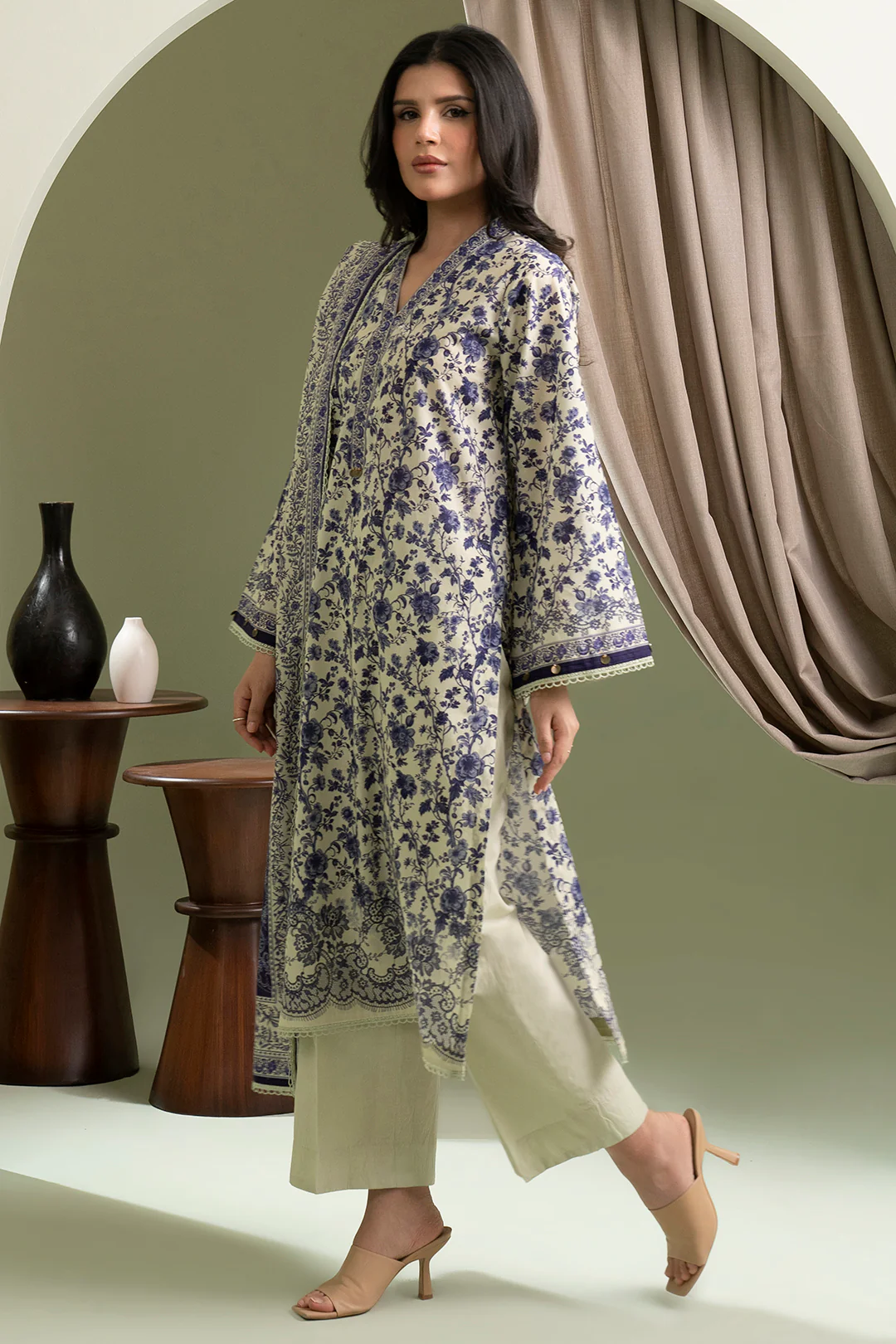 Shirt Shalwar Dupatta - 0436 - Image 3