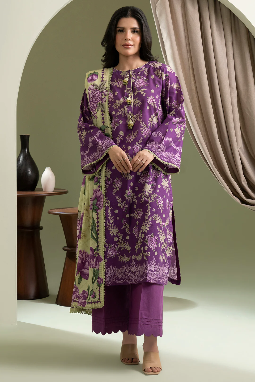 Shirt Shalwar Dupatta - 0444 - Image 4