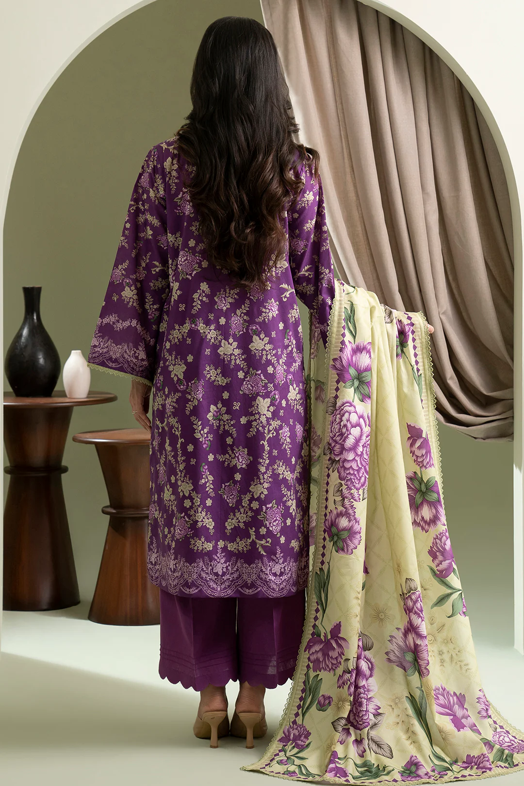 Shirt Shalwar Dupatta - 0444 - Image 9
