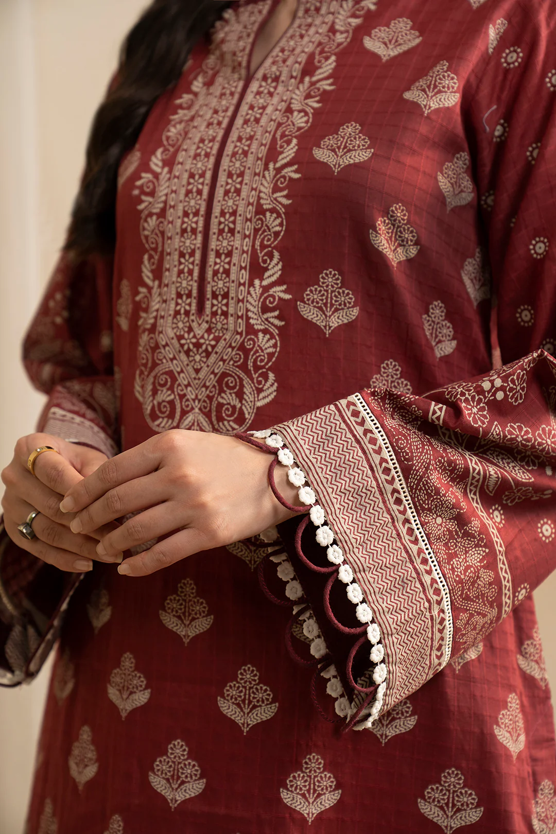 Shirt Shalwar Dupatta - 0455 - Image 5