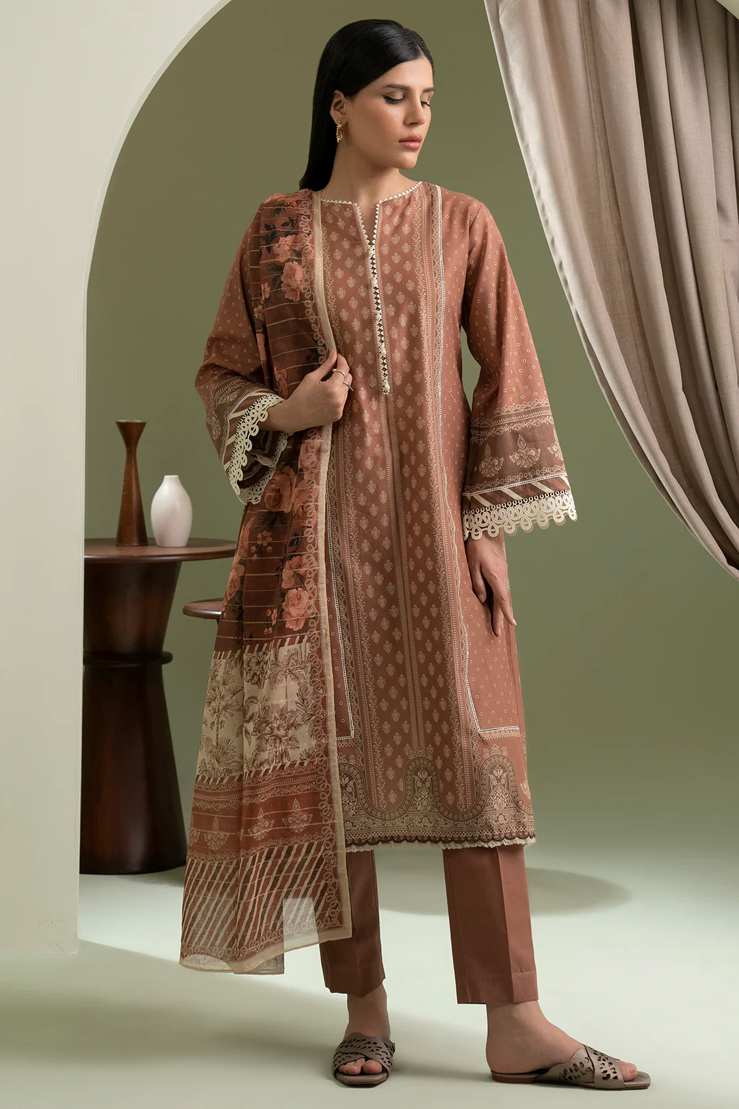 Shirt Shalwar Dupatta - 0505 - Image 3