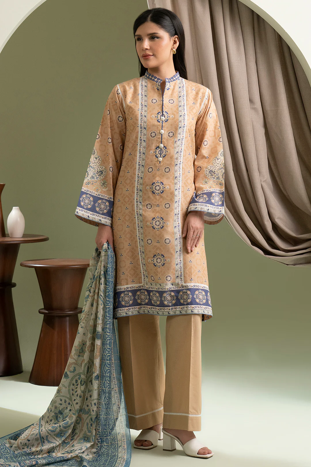 Shirt Shalwar Dupatta - 0507 - Image 3